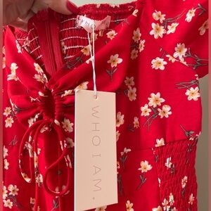 Hello Molly smocked sweetheart floral mini • new with tags!